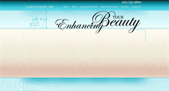 Desktop Screenshot of lorihansenmd.com